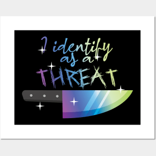 I Identify As A Threat - Tactical Rainbow Posters and Art